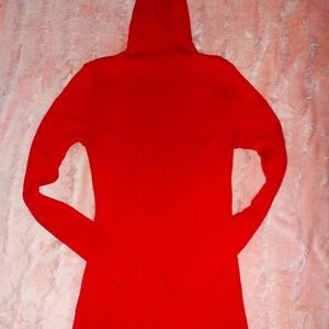 George Winter Red Sweater Turtleneck  Size XS